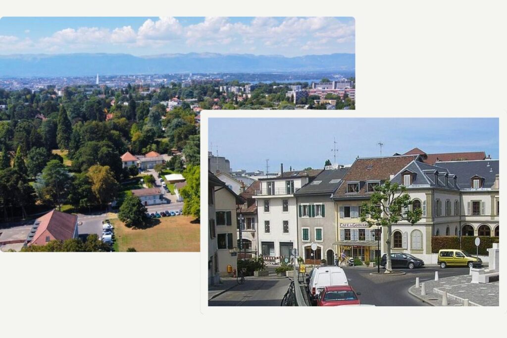 Commune résidentielle Chêne-Bougeries